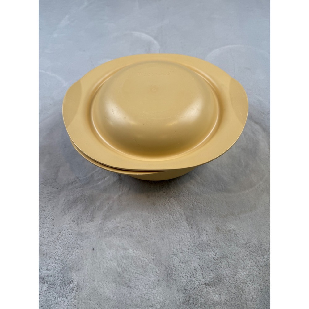 Tupperware Vintage Beige Serving Bowl Set Made in‎ France 36544A-1